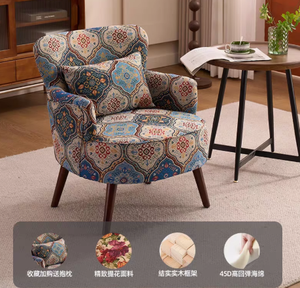 HANYEE Mid-Accent Sofa Sessel – Hersteller von Einzelsofas aus Stoff für das Wohnzimmer – Einzelsofa-Sessel OEM und ODM - Product Image 5