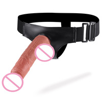 Vente en gros de harnais avec godemiché portable pour les jeux de couples lesbiens