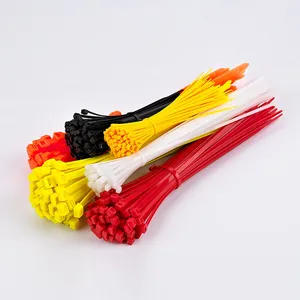 Nylon 66 multi color self-locking flexible wire cable ties zip ties