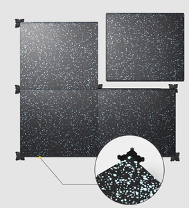 Tappetino <span class=keywords><strong>in</strong></span> <span class=keywords><strong>Gomma</strong></span> Antiurto e Antiscivolo per Palestra e Asilo, Spessore 15mm 20mm 30mm - Product Image 1