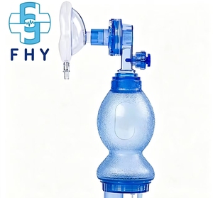 Resucitador Manual de PVC para Adultos con Válvula y Mascarilla |   Bolsa <span class=keywords><strong>Ambu</strong></span> Desechable para Reanimación de Primeros Auxilios en Emergencias - Product Image 2