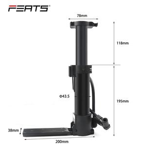 <span class=keywords><strong>Pompe</strong></span> à <span class=keywords><strong>pied</strong></span> universelle pour vélos électriques et balles Corps en acier Alu & TPE Nylon Footplate 80Psi avec valve à aiguille <span class=keywords><strong>Pompe</strong></span> à vélo - Product Image 5