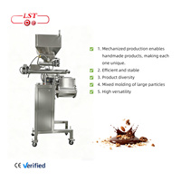 Système de contrôle PLC LST, nouvelle machine à chocolat en grappes, machine automatique personnalisée pour la fabrication de mélanges de chocolat aux cacahuètes, qualité alimentaire