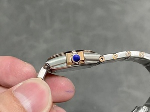 Montres mécaniques pour femmes élégantes et tendance, à la mode, avec cadran bleu et lunette sertie de diamants, design vintage - Product Image 5