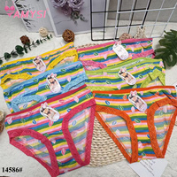 Amysi 14586 #   Culottes pour adolescentes en dentelle de soie de lait, imprimées, respirantes, pour l'été, à porter tous les jours