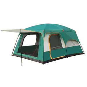 Tenda Kemah dua orang portabel, pengaturan otomatis Ideal untuk, tenda Kemah pengaturan otomatis Ideal untuk pantai dan hujan Pr