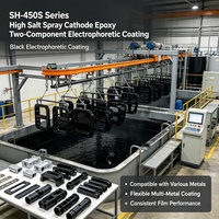 Revêtement de dépôt électrolytique cathodique bicomposant SH-450S, pâte noire pour carrosserie de véhicule et composants à structure complexe