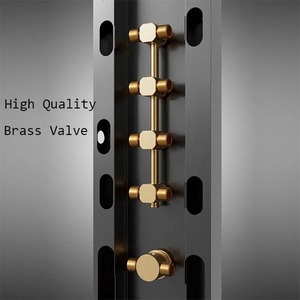 Modern 2024 New Trending Creative Waterfall <strong>Shower</strong> Panel System Rainfall <strong>Shower</strong> Mixer <strong>Stand</strong> <strong>Alone</strong> Rainhead <strong>Bath</strong> <strong>Shower</strong> Faucets - Product Image 5