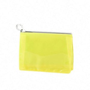 Nouvelle pochette de maquillage transparente en PVC écologique personnalisée, imperméable, pour les voyages, sac cadeau cosmétique - Product Image 1