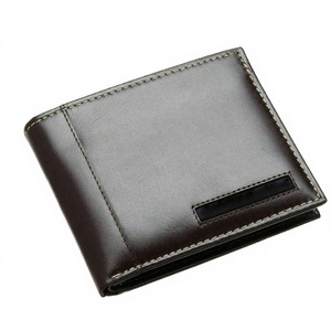 New Genuine Leather Unisex Short <b>Wallet</b> Fashion Cash Purse Card <b>Holder</b> with Cover Closure Waterproof for Business 2021 - Product Image 4