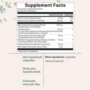 Capsule di Zafferano Professionali Best-Seller, Integratore per Adulti e Donne in Gravidanza, Benefici per la Bellezza, Supporto per Memoria e Sonno - Product Image 6