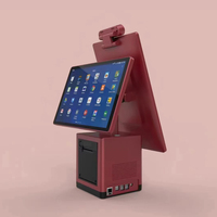 Système de point de vente à écran tactile avec scanner, imprimante de caisse - Système de point de vente tout-en-un pour supermarchés, Windows 7/10, Wi-Fi 6