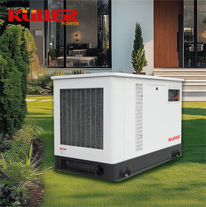 גנרטורים ביתיים שקטים במיוחד של 30kVA, 40KW, 50kVA, המופעלים בגז טבעי, עם גנרטורים תלת-פאזיים תעשייתיים מקוררים. - Product Image 5