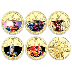 Moneda de Guardián de Disfraces 2026 con Cinco Diseños de Poses de Acción, Chapada en Hierro y Oro, con Estuche de Acrílico - Product Image 1