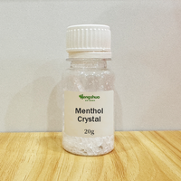 Menthol pur frais avec extrait de menthe poivrée en vrac à prix d'usine, cristaux de menthol