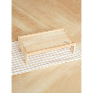 Table à manger en bois et caoutchouc pour animaux domestiques Fournitures pour petits animaux - Product Image 1
