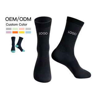 Chaussettes respirantes absorbant les sports de montagne pour hommes, antidérapantes, à haute élasticité, pour vélo - Product Image 1