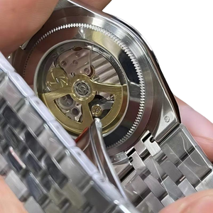 Montre automatique de luxe pour homme de style plongeur, cristal saphir, acier inoxydable, résistance à l'eau 50 bars, aventure en plein air - Product Image 4