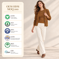 Ensemble de deux pièces pour femmes : pull et gilet