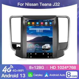 HFMidia Autoradio 9,7 pouces avec écran vertical, lecteur multimédia vidéo Bluetooth pour Nissan Teana J32 2008-2012, CarPlay sans fil, lecteurs auto - Product Image 2