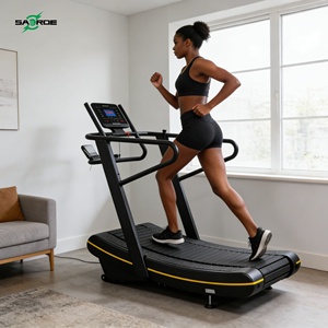 Caminadora Curva Comercial Sin Motor SAERDE <span class=keywords><strong>Vital</strong></span> |   Equipo de <span class=keywords><strong>Fitness</strong></span> Autoalimentado Air Runner Sin Motor, Estructura Metálica, 180 kg - Product Image 1