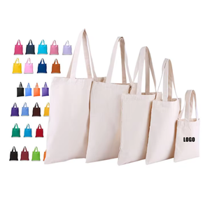 Sac fourre-tout réutilisable en toile de coton, sac de courses personnalisé avec logo, sac d'épicerie écologique, sac promotionnel léger, sacs en coton - Product Image 1