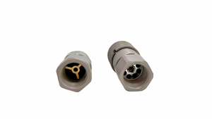 מחברים הידראוליים שטוחים 3/4 אינץ' BSP, מחברי חיבור מהיר למחפרונים מסוג בובקט עם כיסויי אבק - Product Image 3