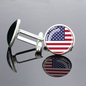 Boutons de manchette <span class=keywords><strong>drapeau</strong></span> National du monde ensembles boîte Logo personnalisé boutons de manchette en acier inoxydable de haute qualité pour hommes et pince à <span class=keywords><strong>cravate</strong></span> - Product Image 3