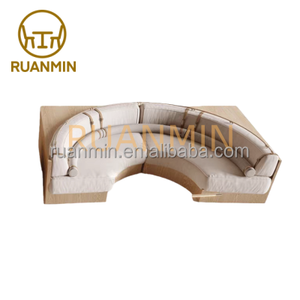 Meubles de restaurant, buffet de banquet, <span class=keywords><strong>super</strong></span> luxe, canapés en forme de <span class=keywords><strong>U</strong></span>, dessus de table en marbre, ensembles de meubles de restaurant au design unique - Product Image 6