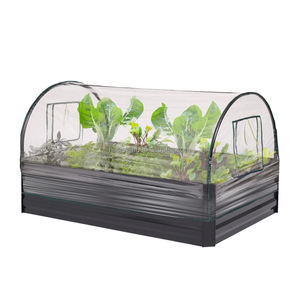 Bac à légumes rectangulaire en métal 2-en-1 surélevé - Jardinière avec fermeture auto-agrippante Astener Door pour légumes - Product Image 6