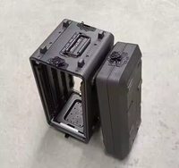 2U 3U 4U 6U 19 \ "étuis de rack d'ampli en plastique léger détachables personnalisés pour amplificateurs de puissance et haut-parleurs équipement de sonorisation audio