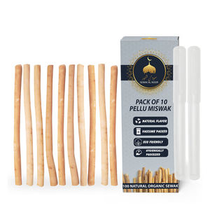 Bâtons de Miswak de haute qualité, 100% naturels, organiques, biodégradables, paquet de 10 - Product Image 1