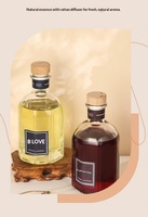 Coffret Cadeau Diffuseur à Bâtonnets de Luxe Premium 120ml – Huile Essentielle Parfumée Inspirée du Vin Noble – Aromathérapie pour 120 Jours d'Utilisation Intérieure à Domicile