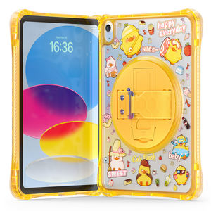 เคสแท็บเล็ตกันกระแทกสีสันสดใสสำหรับเด็กมีสายคล้องไหล่และขาตั้ง360แบบหมุนได้สำหรับ <span class=keywords><strong>iPad</strong></span> 10th 2024 - Product Image 2