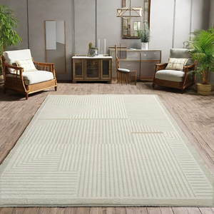 Luxury Modern Plush Woven Polyester Abstract Geometric <b>Rugs</b> and Carpets for Living Room - Product Image 2