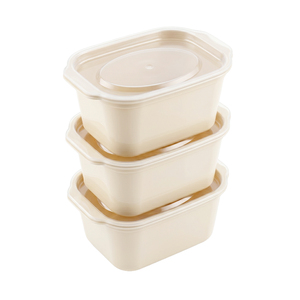 Ele-Gate Food Storage Containers 350ml Microwave Safe <b>Lunch</b> <b>Boxes</b> Pack of 3 - Product Image 2