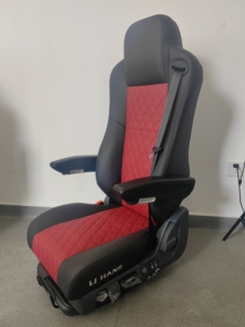 Sedile Conducente Comfort Sportivo Aero con Sospensione Pneumatica per Camion <span class=keywords><strong>Leggeri</strong></span> Realizzato in Fibra di Carbonio Pelle PVC Tessuto Sedile Auto Modificato - Product Image 5
