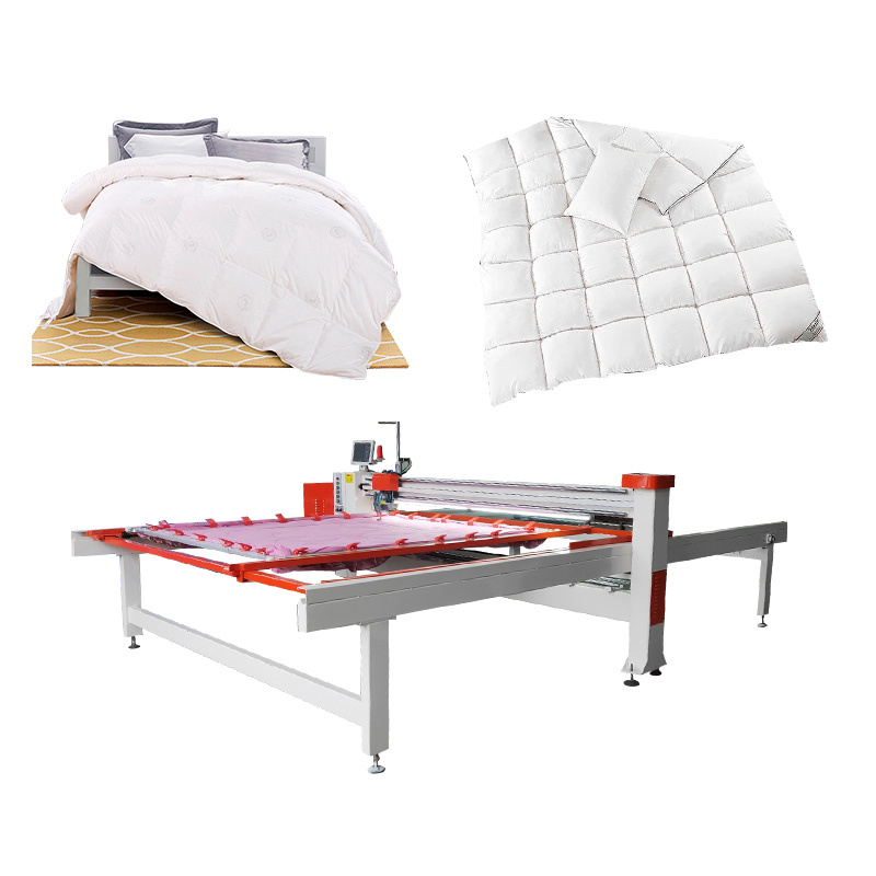 Full Automatic Single -head Computerized Needle 4-side Quilt Machine Industrielle Prix for Comforter