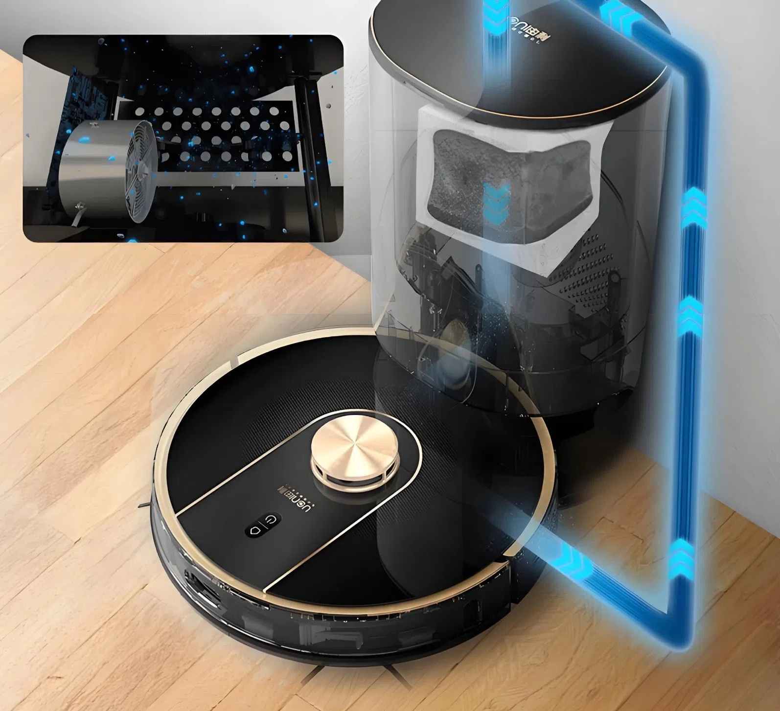 Uoni V980 Plus Automatic Robot Vacuum Cleaner LDS Japan's Uoni V980 Plus Automatic Robot Vacuum Cleaner LDS Japan's