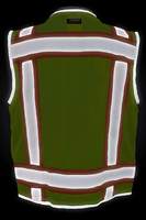 Gilet de sécurité haute visibilité, gilet réfléchissant personnalisable, gilet de sécurité réfléchissant