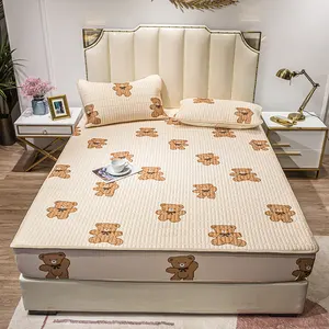 Lençol de cama moderno para dormir, cobertura protetora para colchão 180*200