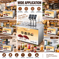 Distributeur de thé commercial DIY, machine à thé multi-saveurs, station de distribution de boissons automatique pour salon de thé et café