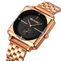 Montre-bracelet analogique à quartz antique pour homme SKMEI 2413, vente en gros, acier inoxydable, étanche 30 m, fabriquée en Chine