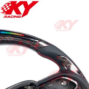 Volante Deportivo de Fibra de Carbono Forjado con Pantalla LED Personalizada para Jeep Grand Cherokee 2014-2020 SRT, para Wrangler JK JL - Product Image 2