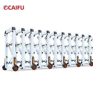 Barriera di Isolamento in Lega di Alluminio Personalizzabile, Recinzione Retrattile per Traffico all'Ingrosso per Strade e Metropolitane - Product Image 2