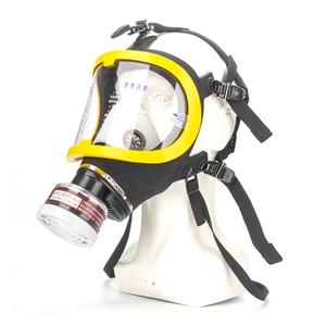 Masque à gaz intégral en silicone AmpsafeX, respirateur réutilisable avec filtre catalytique à 2 couches, filtration efficace, protection anti-gaz pour - Product Image 2