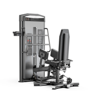 Équipement de fitness professionnel et commercial robuste à charges guidées pour extensions et flexions des jambes