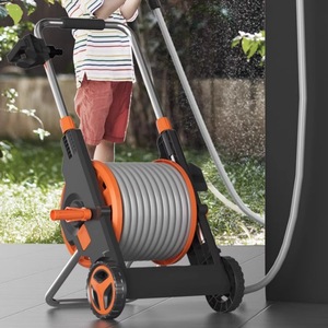 <b>Foldable</b> Outdoor Reel <b>Cart</b> for Outside Portable with Wheels - Product Image 4