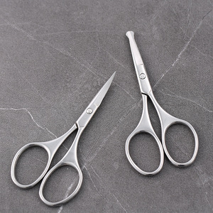 Ciseaux de précision en acier inoxydable pour broderie, tondeuse à poils de nez, tondeuse à sourcils, tondeuse à barbe, petits ciseaux, fabricant - Product Image 4