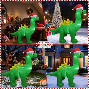 Sombrero de Papá Noel Inflable LED Impermeable de 5 Pies Personalizado - IP44 Decoración Navideña de Halloween para el Hogar, Jardín, Patio y Césped - Product Image 5